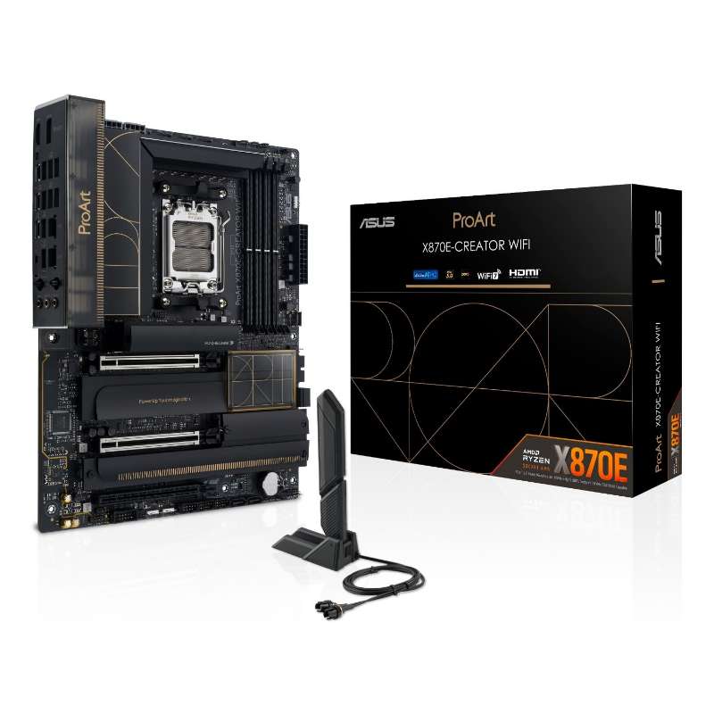 ASUS ProArt X870E-Creator: (AM5) 4DDR5 USB DP HDMI ATX
