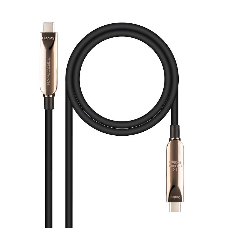 Cable Nanocable USB 3.2Gen2x1 AOC.15m Negro(10.01.4615)