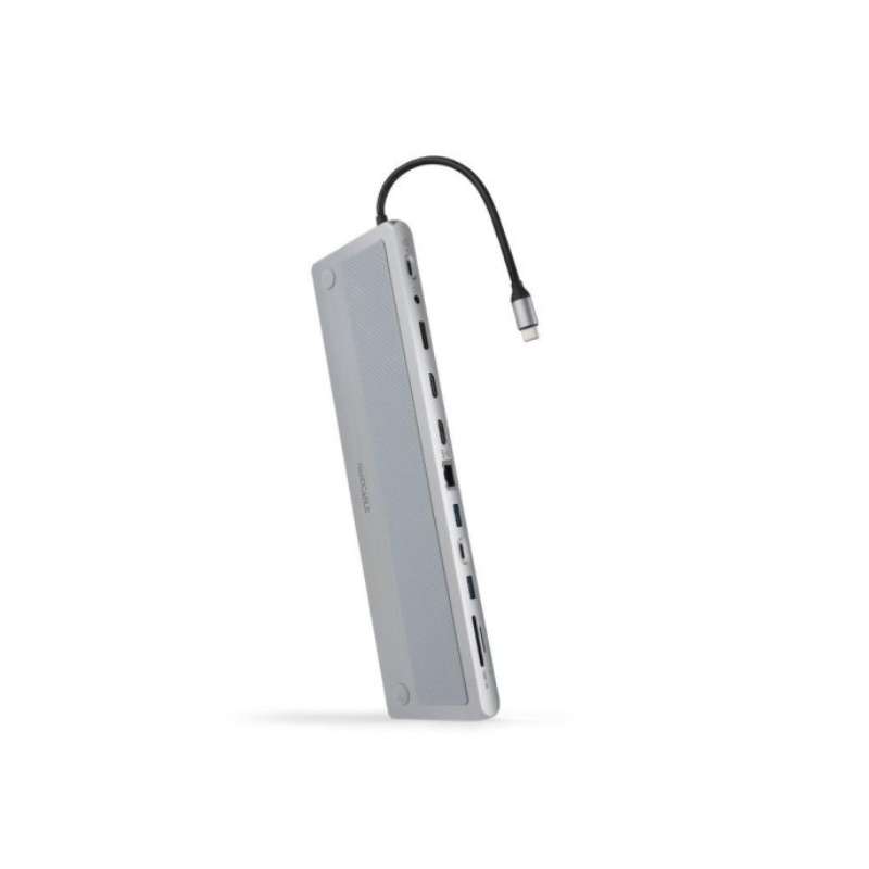 Hub Conversor Nanocable USB-C 12 en 1 Gris (10.16.1012)