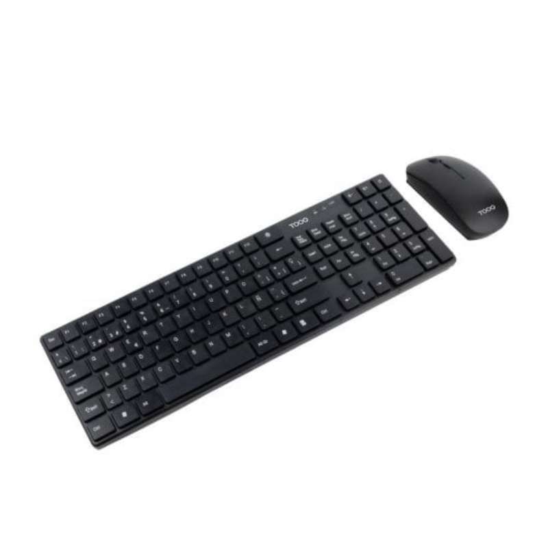 Teclado+Ratón TooQ Slim RF Wireless Negro(TQKMW-3102-B)