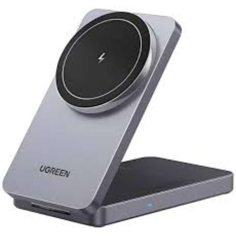 Cargador Ugreen W528 Inalámbrico Gris (45056)