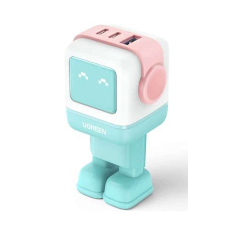 Cargador Ugreen GaN PD 65W Robot 3 Dispositivos (35855)