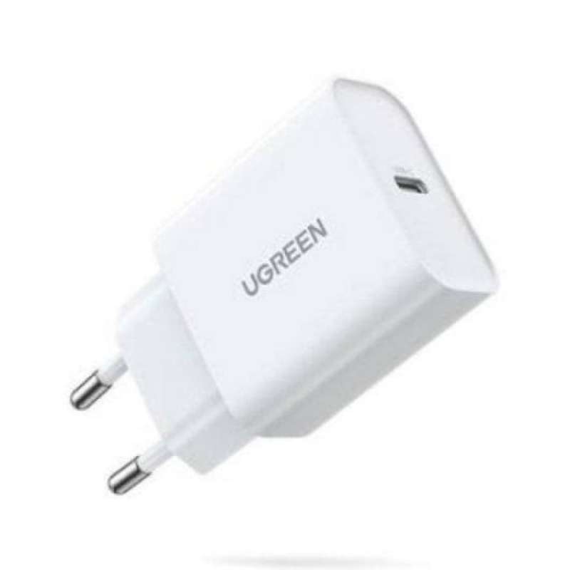 Cargador de Pared Ugreen 20W 1xUSB-C Blanco (60450)