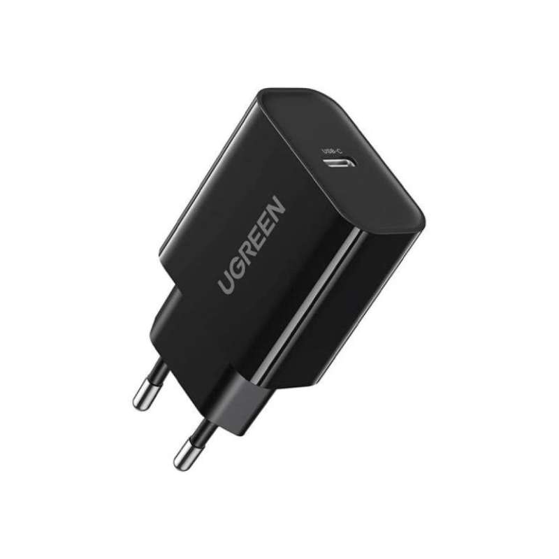 Cargador de Pared Ugreen 20W 1xUSB-C Negro (10191)