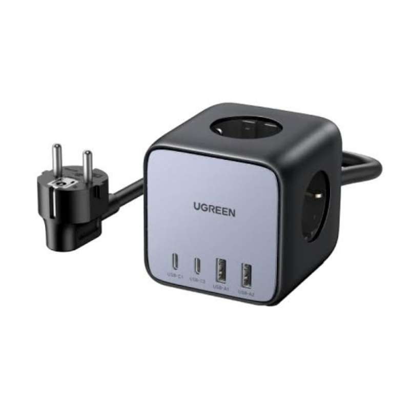 Cargador Ugreen GaN 65W USB-A/C Cable 1.8m Gris (60113)