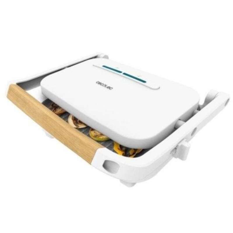 Parrilla eléctrica Cecotec RocknGrill 1200Wood W(03496)
