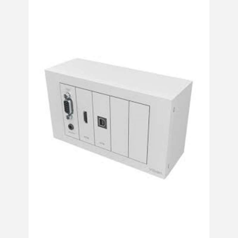 Caja conexiones Vision USB/RJ45/HDMI Escuela2.0