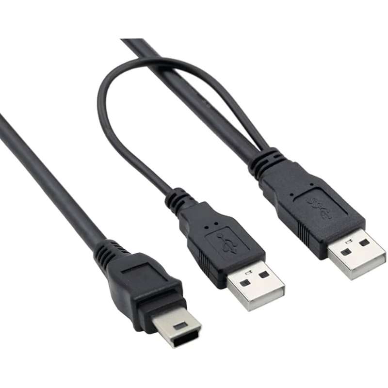 Cable Datos USB En Y 2xUSB2  (OEM)