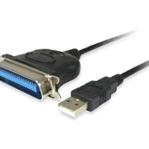 Cable EQUIP USB-A/M a Paralelo 1.5m Negro (EQ133383)