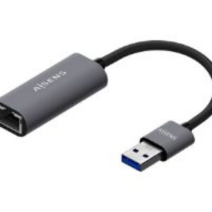 Adaptador AISENS USB-A 3.0 a RJ45 15cm Gris (A106-0708)