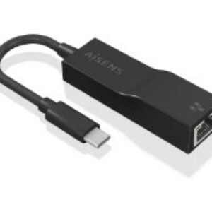 Adaptador AISENS USB-C/M a RJ45/H 11cm Negro(A109-0765)