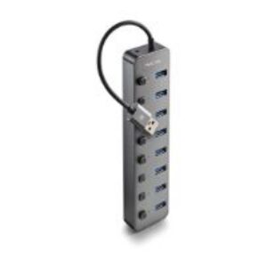 Hub NGS USB-A 2.0 a 8xUSB-A 3.0 Gris (IHUB8)