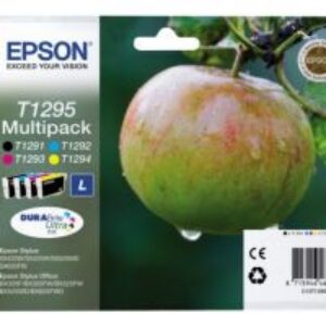 Tinta Epson T1295 Pack Negro/Tricolor (C13T12954012)