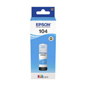Tinta Epson EcoTank 104 Cian 65ml (C13T00P240)