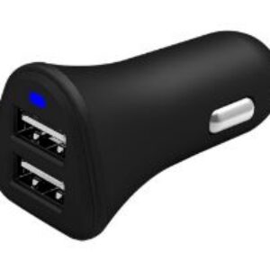 Cargador de Coche CELLY 2xUSB-A 2.0 Negro (PCCC2USBBK)