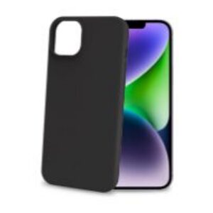 Funda CELLY Cromo 6.7″ iPhone 15 Plus Negra (CROMO1055B