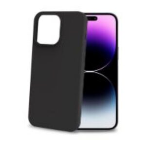 Funda CELLY Cromo iPhone 15 Pro Max Negra (CROMO1056BK)