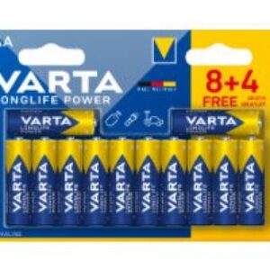 Pilas Varta Longlife Power AA Blister 8+4 (4906121472)
