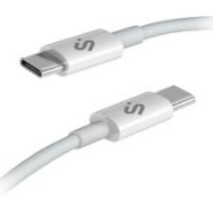 Cable SUBBLIM USB-C 2.0 M/M 1m Blanco (SUBCAB-C10010)