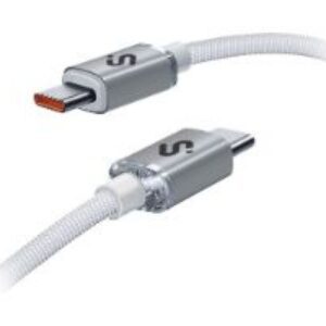 Cable SUBBLIM USB-C 2.0 M/M 2m Blanco (SUBCAB-C06011)