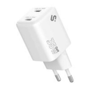 Cargador Pared SUBBLIM GaN 35W 2xUSB-C (SUBCHG-6G3520)