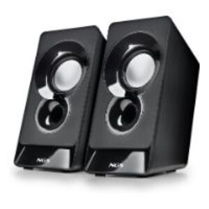 Altavoces NGS 2.0 12W Jack 3.5mm USB-A Negros (SB210)
