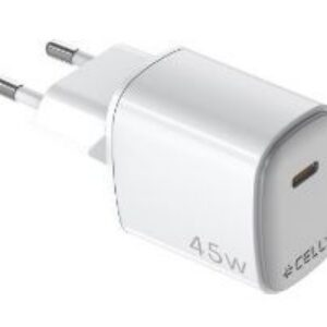 Cargador Pared Celly 45W +Cable Usb-C (UPTC1USBC45WCTC)