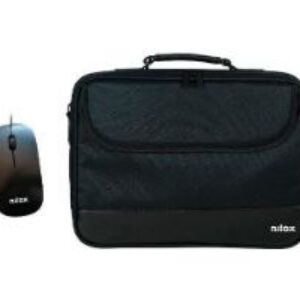 Maletin+Raton NILOX 15.4″-16″ Negro (NXMOS5156BK)