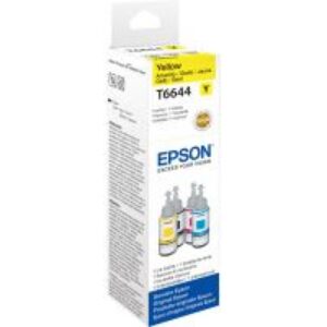 Botella Tinta Epson EcoTank 664 Amarillo (C13T664440)