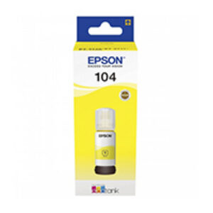 Tinta Epson EcoTank 104 Amarillo 65ml (C13T00P440)
