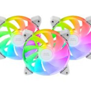 Ventilador Mars Gaming ARGB 3x120mm Blanco (MF3ARW)