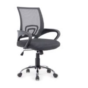 Silla de Oficina EQUIP Malla Gris Oscura (EQ651014)
