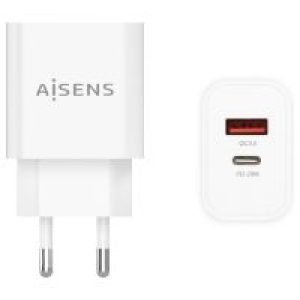 Cargador de Pared AISENS 20W USB-A/C Blanco (A110-0681)