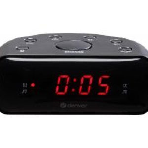 Radio Despertador DENVER Alarma Dual Negro (CR-430MK2)