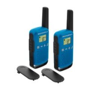 Walkie Talkie Motorola T42 Negro/Azul (59T42BLUEPACK)