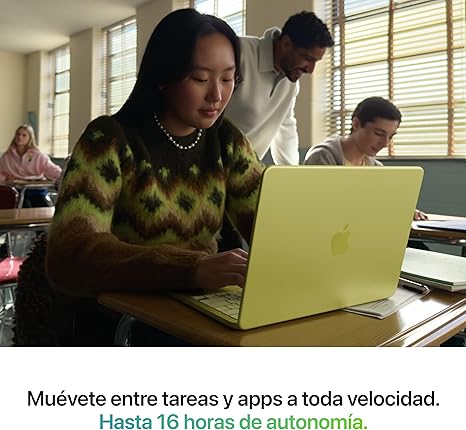 apple macbook neo 13" chip a18 pro con cpu de 6 nucleos 8gb de memoria unificada 256gb ssd indigo ( MHFF4Y/A ) - Imagen 3