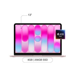 apple macbook neo 13″ chip a18 pro con cpu de 6 nucleos 8gb de memoria unificada 256gb ssd rosa nube ( MHFH4Y/A )