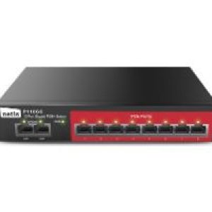 Switch NETIS 10xRJ45 GbE PoE 120W Negro (P110GC)
