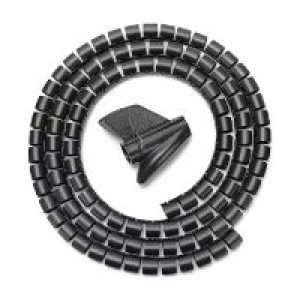 Organizador Cables AISENS Espiral 1m Negro (A151-0406)