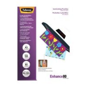 Fundas Plastificar Fellowes Brillo A3 100 Un. (CR53023)