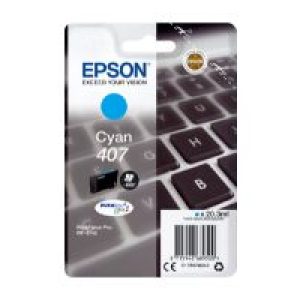 Tinta Epson 407 Cian 20.3ml 1900 páginas (C13T07U240)
