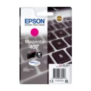 Tinta Epson 407 Magenta 20.3ml 1900 pág (C13T07U340)