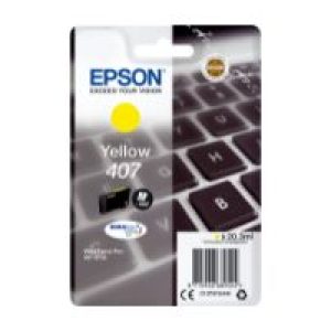 Tinta Epson 407 Amarillo 20.3ml 1900 pág (C13T07U440)