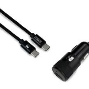 Cargador Coche SUBBLIM USB-A/C Cable USB-C (CHG-5CPD02)