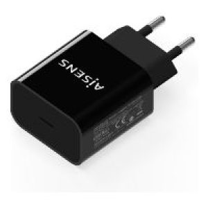 Cargador de Pared AISENS 20W 1xUSB-C Negro (A110-0538)