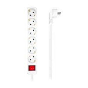 Regleta AISENS 6xSchuko Interruptor Blanca (A154-0535)