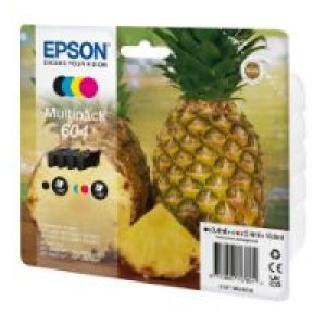 Tinta Epson 604 Pack Negro/Tricolor (C13T10G64020)