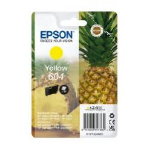 Tinta Epson 604 Amarillo 2.4ml 130 pág (C13T10G44010)