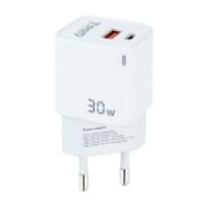 Cargador de Pared TooQ 30W USB-A/C (TQWC-GANQCPD30WT)