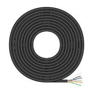 Cable AISENS RJ45 Cat.6 UTP Ext 100m Negro (A135-0675)